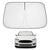 Proadsy Front Windshield Sun Shade Foldable Sunshade Protector Custom Fit 2013-2021 Ford Fusion Sedan Accessories 2025 Upgrade