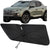 Proadsy Windshield Sun Shade Umbrella for Hyundai Santa Cruz 2022-2025 2026 Foldable Car Umbrella Sunshade with Soft TPU Handle Spring Structure Crystal Cooling Material Protect Car from Rays & Heat