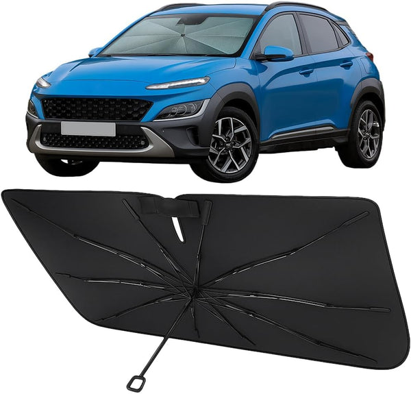 2018-2023 Hyundai Kona Umbrella Windshield Sunshade - Custom Fit Front Windshield Sun Shade