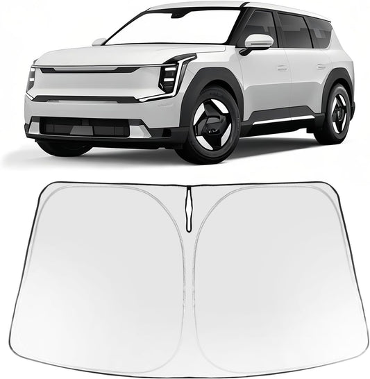 2024-2026 Kia EV9 Windshield Sunshade - Custom Fit Front Windshield Sun Shade