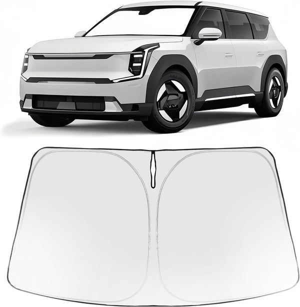 2024-2026 Kia EV9 Windshield Sunshade - Custom Fit Front Windshield Sun Shade