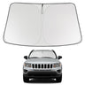 Proadsy 2026 Upgrade Front Windshield Sun Shade Foldable Sunshade Protector Custom Fit 2007-2017 Jeep Compass Accessories
