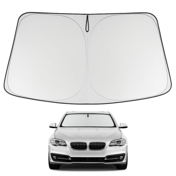 Proadsy 2026 Upgrade Front Windshield Sun Shade Foldable Sunshade Protector Custom Fit 2011-2016 BMW 5 Series Accessories
