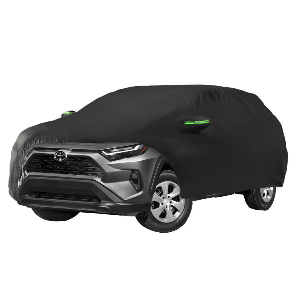 Proadsy 2025 Upgrade Car Cover Compatible with Rav4 2019-2024 2025 Windproof All Weather Waterproof Sun Rain UV Dust Snow Protection Outdoor Covers