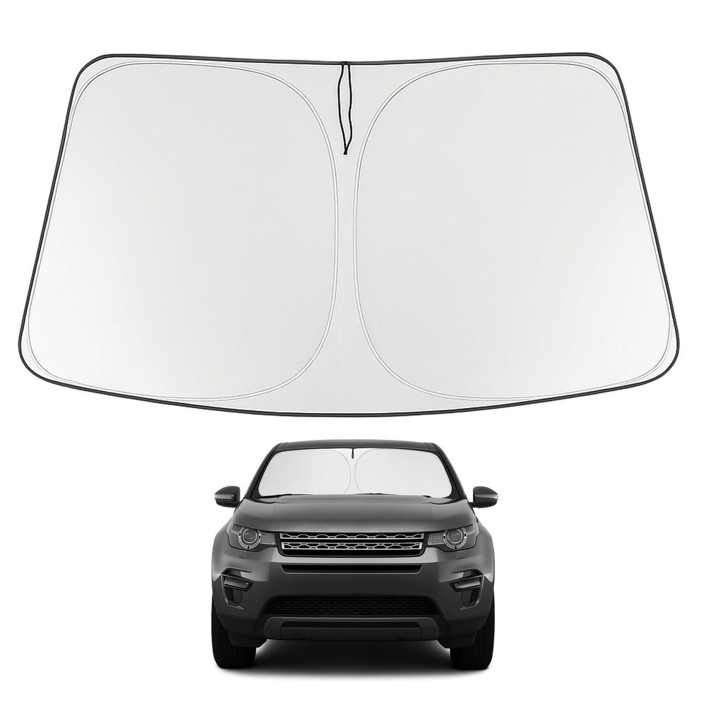 Proadsy 2025 Upgrade Windshield Sun Shade Custom Fit 2014-2019 Land Rover Discovery Sport Foldable Front Sunshade Protector Sun Visor Blocks UV Rays Keep Car Cooler