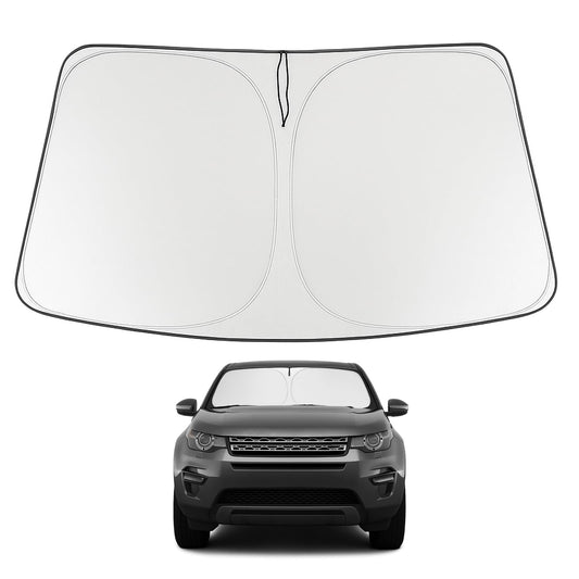 Proadsy 2025 Upgrade Windshield Sun Shade Custom Fit 2014-2019 Land Rover Discovery Sport Foldable Front Sunshade Protector Sun Visor Blocks UV Rays Keep Car Cooler