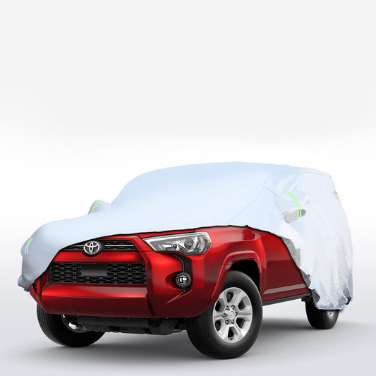 Car Cover Compatible with Toyota 4Runner 2010-2021 2022 6 Layers All Weather Waterproof Sun Rain UV Dust Protection Outdoor Full Exterior Covers with Zipper