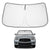 Proadsy 2025 Upgrade Windshield Sun Shade Custom Fit Infiniti QX60 2014-2021 4-Layer Foldable Front Sunshade Protector Sun Visor Blocks UV Rays Keep Car Cooler