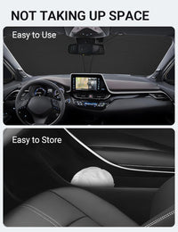 2018-2023 Toyota C-HR custom-fit sunshade - folded compact
