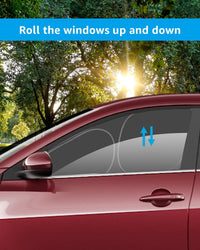 2020-2024 Nissan Sentra Side Win custom-fit side window shades - folded pair