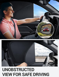 Proadsy 2026 Upgrade Window Sun Shade for 2024-2025 Tacoma Side Windows Protecting Babies, Camping, UV Rays, and Privacy Accessories Set of 5