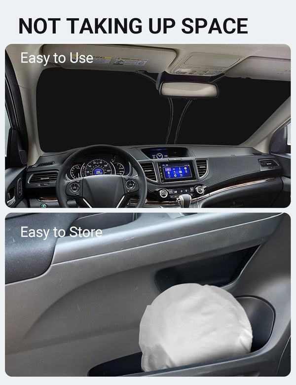2012-2016 Honda CR-V custom-fit sunshade - folded compact