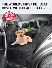 Proadsy 2026 Upgrade Dog Car Seat Cover Custom Fit 2019-2024 2025 Rav4 SUV Back Seat Extender Waterproof Scratch Proof Durable Black Protector Pet Hammock