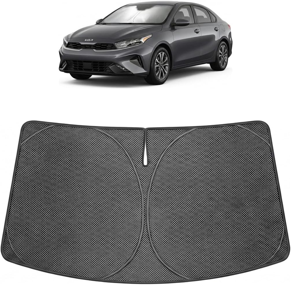 2025-2026 Kia K4 Ice Crystal Windshield Sunshade - Custom Fit Front Windshield Sun Shade