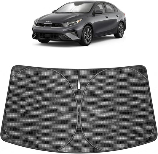 2025-2026 Kia K4 Ice Crystal Windshield Sunshade - Custom Fit Front Windshield Sun Shade