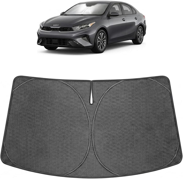 2025-2026 Kia K4 Ice Crystal Windshield Sunshade - Custom Fit Front Windshield Sun Shade