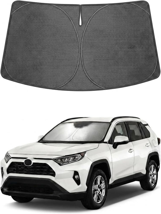 2019-2026 Toyota RAV4 Ice Crystal Windshield Sunshade - Custom Fit Front Windshield Sun Shade