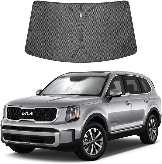 2020-2025 Kia Telluride Ice Crystal Windshield Sunshade - Custom Fit Front Windshield Sun Shade
