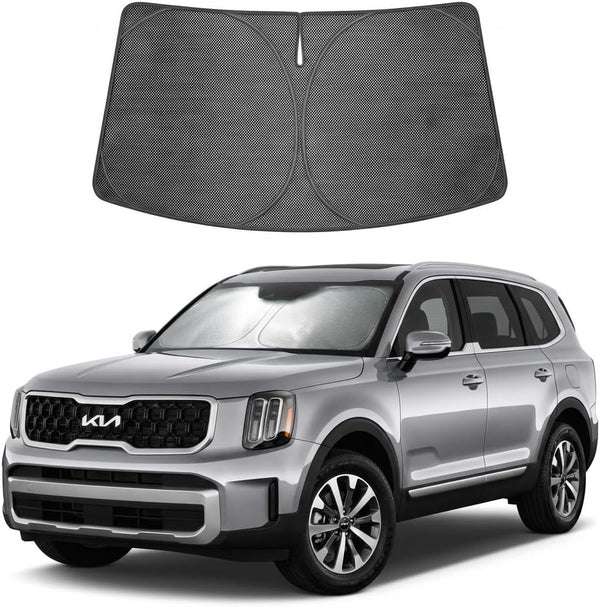 2020-2025 Kia Telluride Ice Crystal Windshield Sunshade - Custom Fit Front Windshield Sun Shade