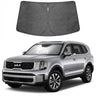 Proadsy Windshield Sun Shade Custom Fit Kia Telluride 2020-2025 Ice Crystal Black Front Window Sunshade UV and Heat Blocker Foldable Visor Keeps Car Cooler for Summer Parking and Daily Use