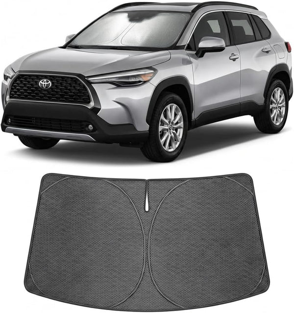 2022-2026 Toyota Corolla Cross Ice Crystal Windshield Sunshade - Custom Fit Front Windshield Sun Shade