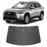 Proadsy Windshield Sun Shade Custom Fit Toyota Corolla Cross 2022-2026 Ice Crystal Black Front Window Sunshade UV and Heat Blocker Foldable Visor Keeps Car Cooler for Summer Parking and Daily Use