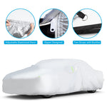 Car Cover for Toyota Camry 2019-2022 6 Layers All Weather Waterproof Sun Rain UV Dust Protection Outdoor Full Exterior Covers with Zipper