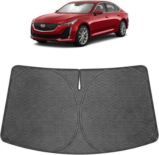2020-2026 Cadillac CT5 Ice Crystal Windshield Sunshade - Custom Fit Front Windshield Sun Shade