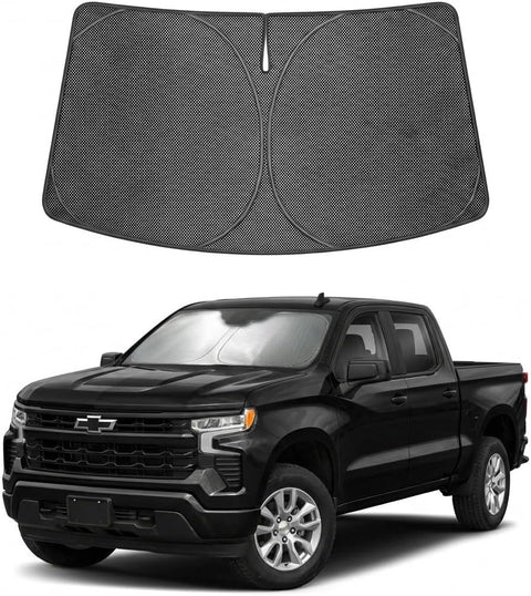2019-2026 Chevrolet Silverado Ice Crystal Windshield Sunshade