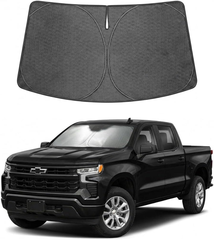 2019-2026 Chevrolet Silverado Ice Crystal Windshield Sunshade