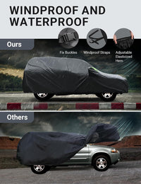 Multi-layer material of Ford Escape car cover, 100% waterproof, UV resistant and scratch prevent
