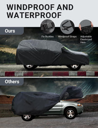 Ford Escape custom-fit all-weather car cover - storage view