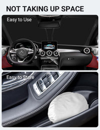 Proadsy 2026 Upgrade Front Windshield Sun Shade Foldable Sunshade Protector Custom Fit 2016-2022 GLC Class SUV & SUV Coupe GLC300 GLC350e 4Matic AMG GLC 63 Sport Accessories
