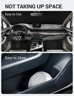 Proadsy 2025 Upgrade Windshield Sun Shade Custom Fit 2016-2023 2024 2025 Audi Q7 Foldable Front Sunshade Protector Sun Visor Blocks UV Rays Keep Car Cooler