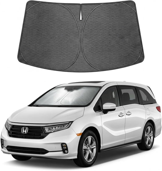 2018-2026 Honda Odyssey Ice Crystal Windshield Sunshade - Custom Fit Front Windshield Sun Shade