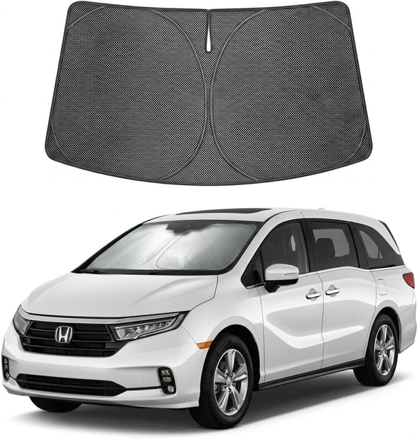 2018-2026 Honda Odyssey Ice Crystal Windshield Sunshade - Custom Fit Front Windshield Sun Shade