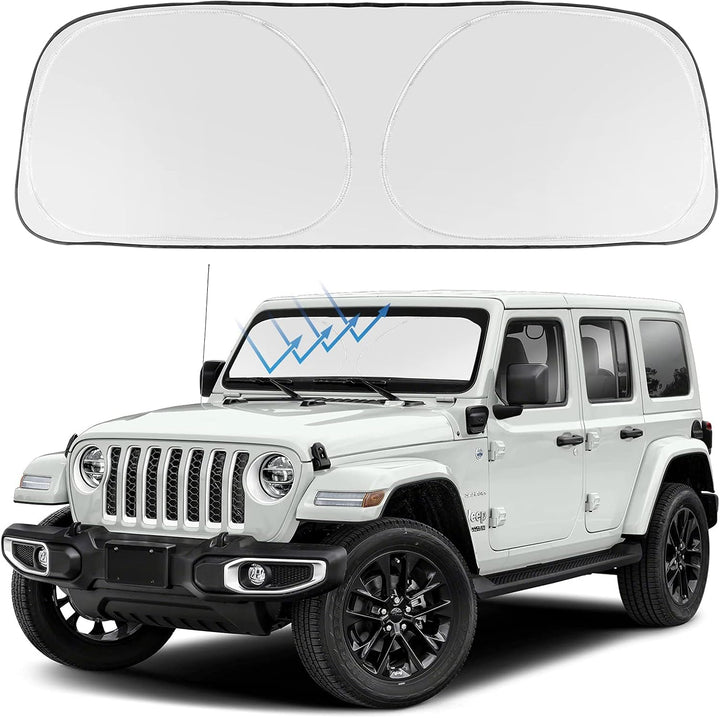 2018-2025 Jeep Wrangler JL JLU Windshield Sunshade