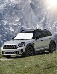 Proadsy 2026 Upgrade Front Windshield Sun Shade Foldable Sunshade Protector Custom Fit 2017-2023 Mini Countryman Cooper F60 SUV Accessories