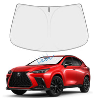 Proadsy Windshield Sunshade for 2022-2025 2026 Lexus NX NX250 NX350 NX350h NX450h+, Block Sun & UV Car Protector, Foldable Front Window Sun Shade Keep Car Cooler