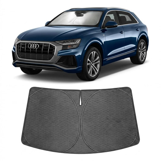 Proadsy Windshield Sun Shade Custom Fit Mercedes Benz GLB 2020-2026 Ice Crystal Black Front Window Sunshade UV and Heat Blocker Foldable Visor Keeps Car Cooler for Summer Parking and Daily Use