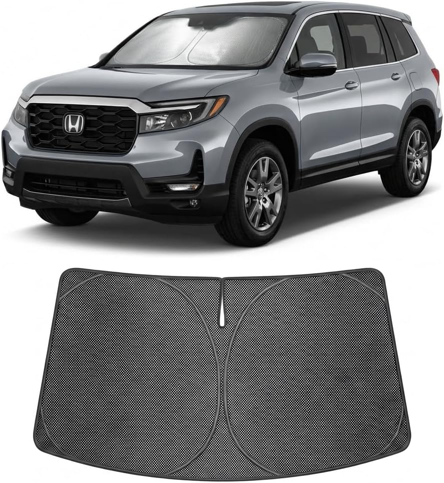 2019-2025 Honda Passport Ice Crystal Windshield Sunshade - Custom Fit Front Windshield Sun Shade