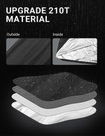 Proadsy Car Cover for Porsche 911 Carrera (991/992/996/997 Series) 1998-2025 2026, Windproof All Weather Waterproof Sun Rain UV Dust Snow Protection Full Outdoor Indoor Exterior Car Covers