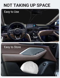 2022-2026 Acura MDX windshield sunshade detail view 8, custom fit front window sun shade