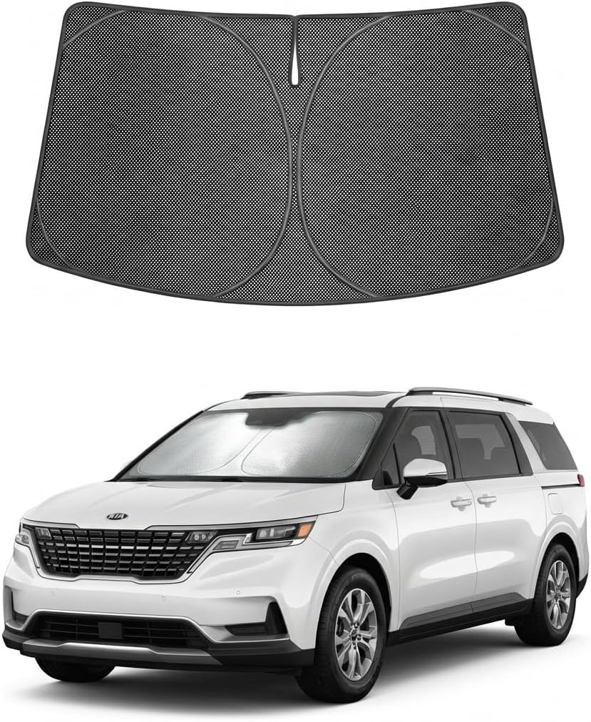 2022-2026 Kia Carnival Ice Crystal Windshield Sunshade - Custom Fit Front Windshield Sun Shade