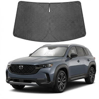 Proadsy Windshield Sun Shade Custom Fit Mazda CX-50 2023-2026 Ice Crystal Black Front Window Sunshade UV and Heat Blocker Foldable Visor Keeps Car Cooler for Summer Parking and Daily Use