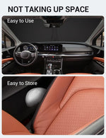 Proadsy 2025 Upgrade Windshield Sun Shade Custom Fit Hyundai Kona 2018-2024 2025 4-Layer Foldable Front Sunshade Protector Sun Visor Blocks UV Rays Keep Car Cooler Accessories