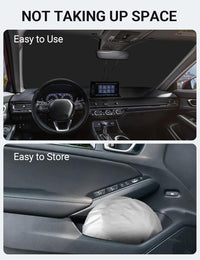 2022-2026 Honda Civic windshield sunshade detail view 9, custom fit front window sun shade