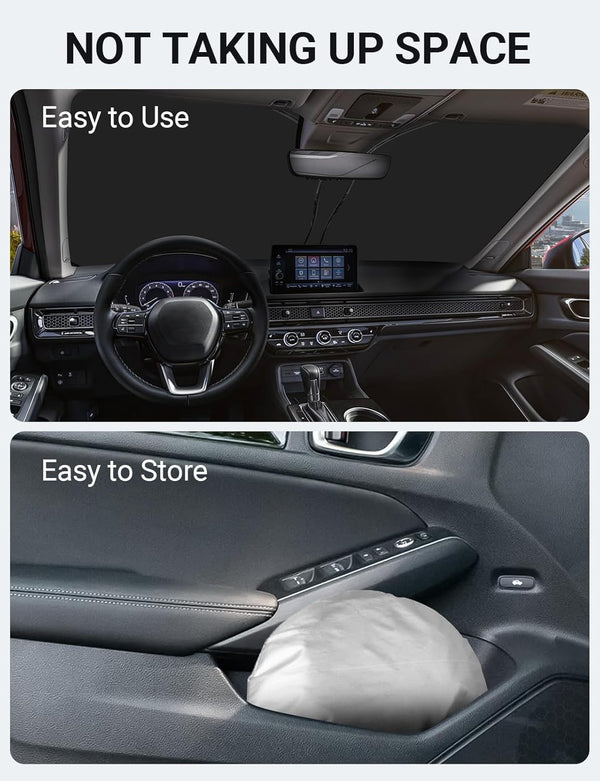 2022-2025 Honda Civic custom-fit sunshade - folded compact
