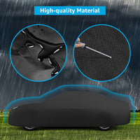 Proadsy 2024 Upgrade Car Cover Compatible with Dodge Challenger 2008-2024 Windproof All Weather Waterproof Sun Rain UV Dust Snow Protection Outdoor Covers
