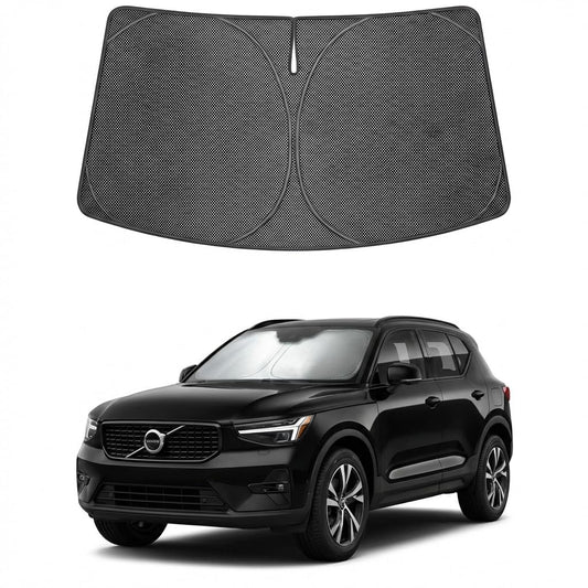 Proadsy Windshield Sun Shade Custom Fit Subaru Solterra 2023-2026 Ice Crystal Black Front Window Sunshade UV and Heat Blocker Foldable Visor Keeps Car Cooler for Summer Parking and Daily Use